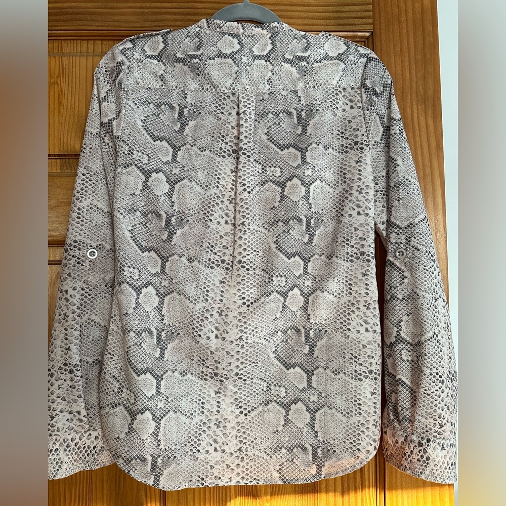 Snakeskin Pattern Blouse - image 5